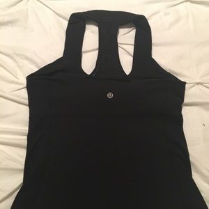Lululemon Tank - Size 8 - Scoop Neck Black